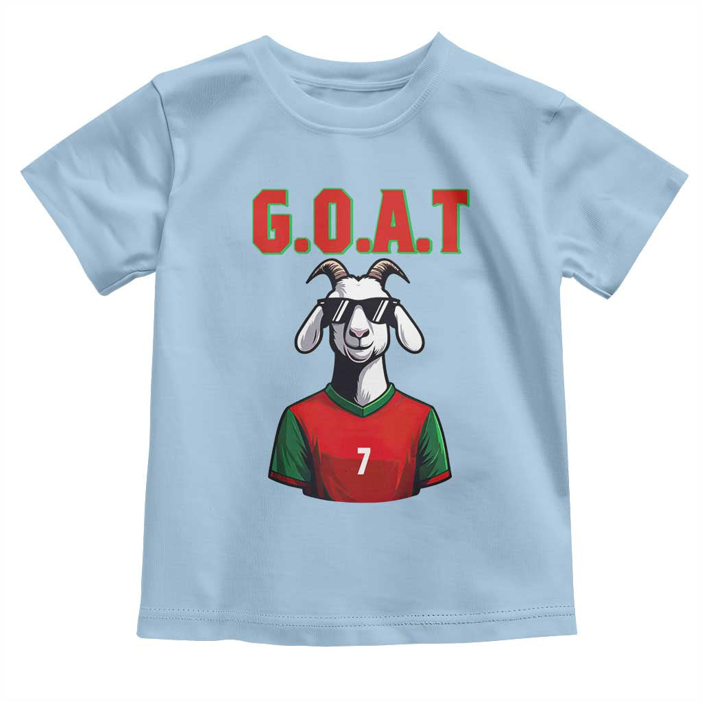 Siuuuu Goat Soccer Celebration Toddler T Shirt Gift For Fans