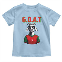 Siuuuu Goat Soccer Celebration Toddler T Shirt Gift For Fans
