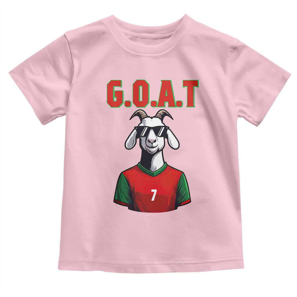 Siuuuu Goat Soccer Celebration Toddler T Shirt Gift For Fans