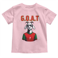 Siuuuu Goat Soccer Celebration Toddler T Shirt Gift For Fans