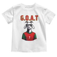 Siuuuu Goat Soccer Celebration Toddler T Shirt Gift For Fans