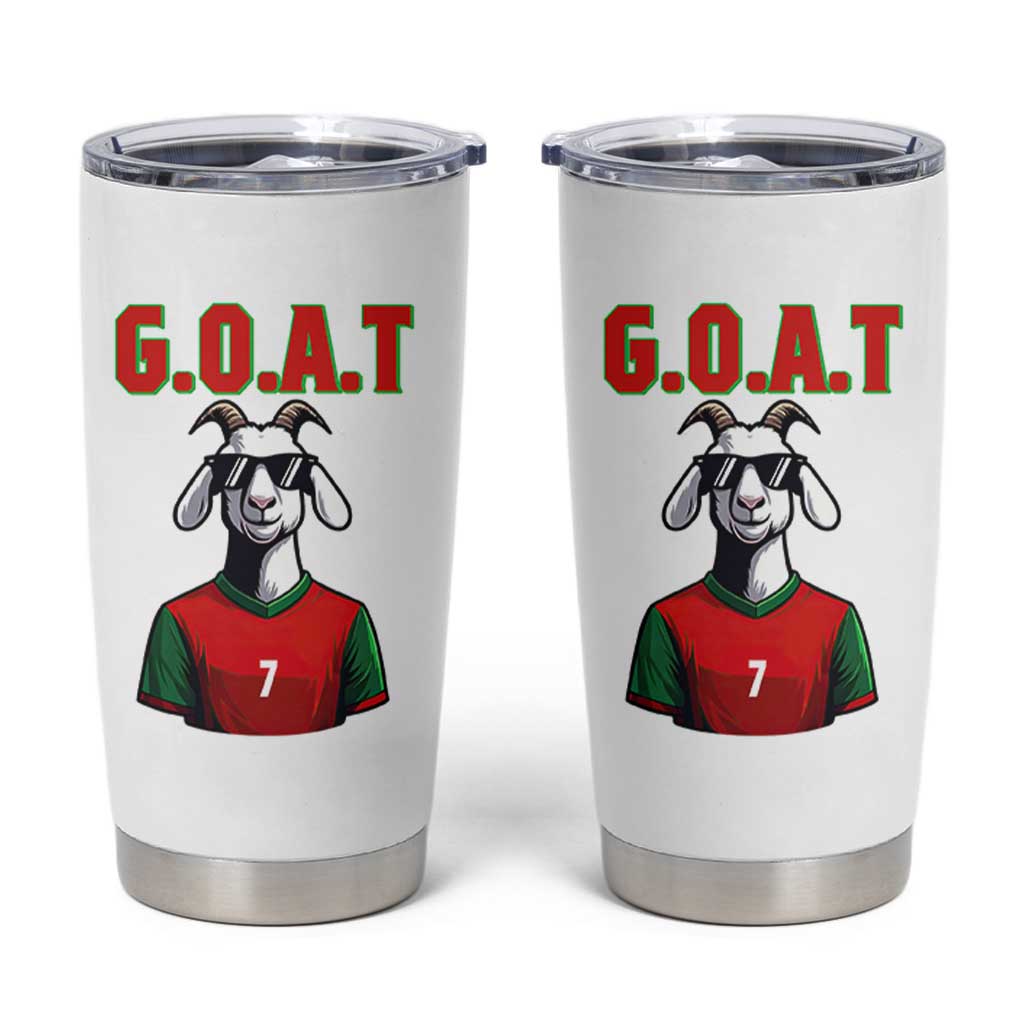 Siuuuu Goat Soccer Celebration Tumbler Cup Gift For Fans