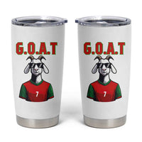 Siuuuu Goat Soccer Celebration Tumbler Cup Gift For Fans