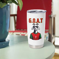 Siuuuu Goat Soccer Celebration Tumbler Cup Gift For Fans