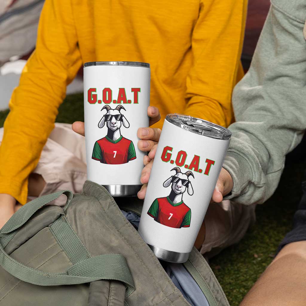 Siuuuu Goat Soccer Celebration Tumbler Cup Gift For Fans