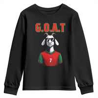 Siuuuu Goat Soccer Celebration Youth Sweatshirt Gift For Fans