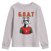 Siuuuu Goat Soccer Celebration Youth Sweatshirt Gift For Fans
