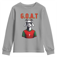 Siuuuu Goat Soccer Celebration Youth Sweatshirt Gift For Fans