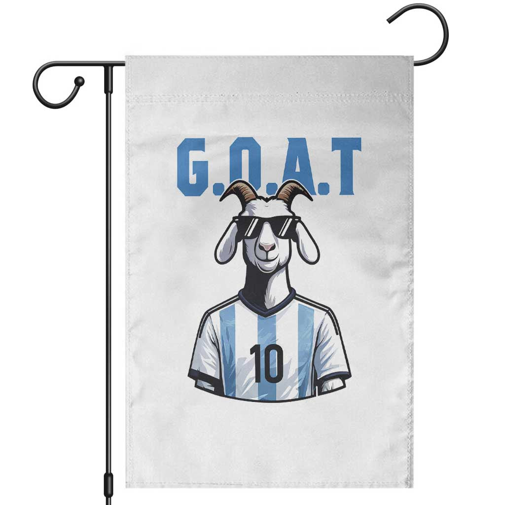 The Goat Of Soccer Number Ten Garden Flag Gift For Fans