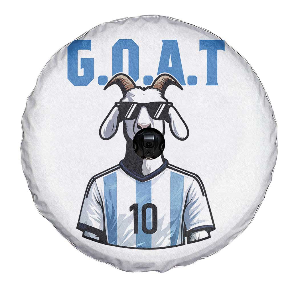 The Goat Of Soccer Number Ten Spare Tire Cover Gift For Fans