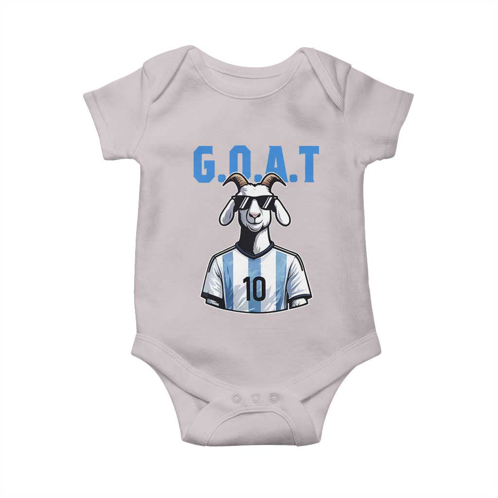 The Goat Of Soccer Number Ten Baby Onesie Gift For Fans