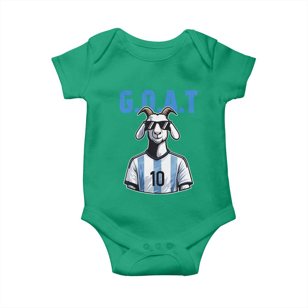 The Goat Of Soccer Number Ten Baby Onesie Gift For Fans