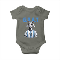 The Goat Of Soccer Number Ten Baby Onesie Gift For Fans