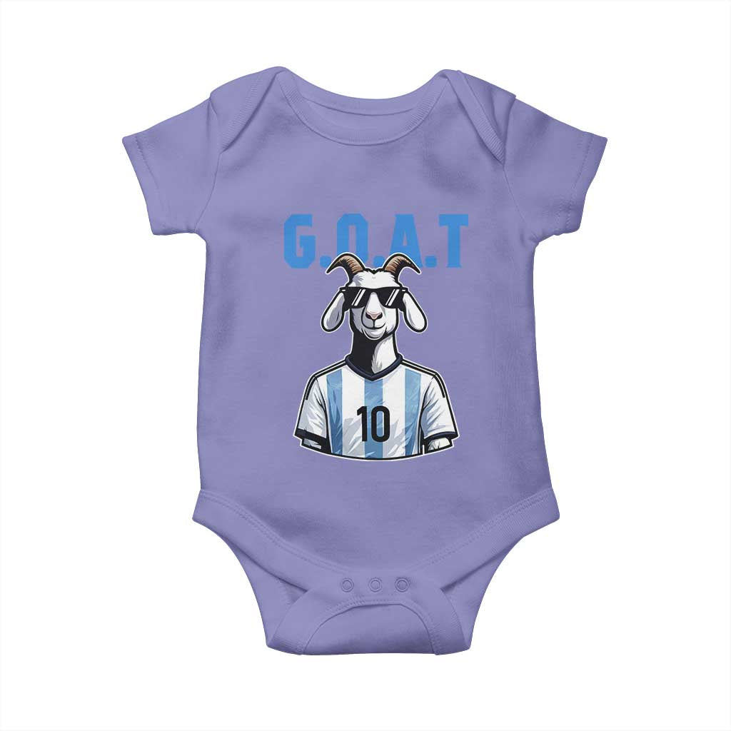 The Goat Of Soccer Number Ten Baby Onesie Gift For Fans
