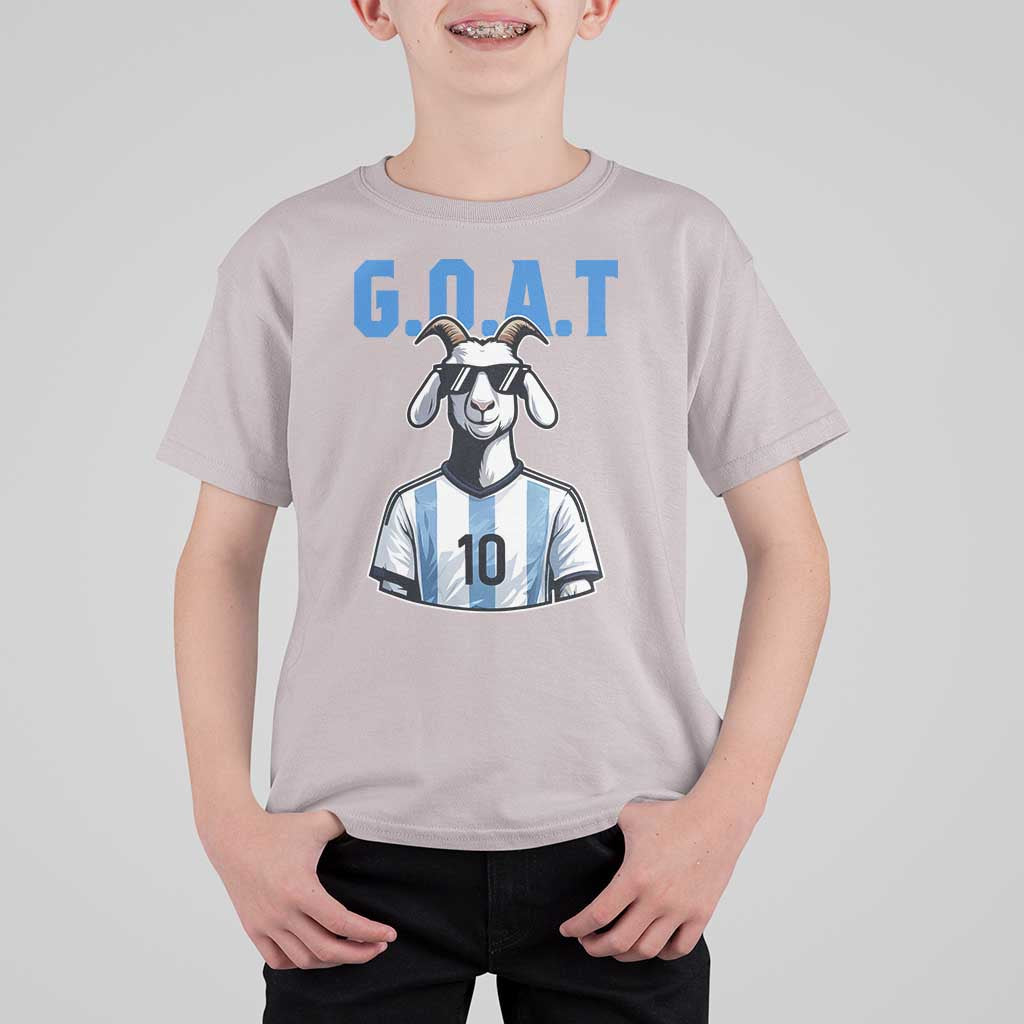 The Goat Of Soccer Number Ten T Shirt For Kid Gift For Fans