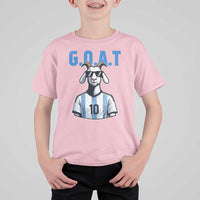 The Goat Of Soccer Number Ten T Shirt For Kid Gift For Fans