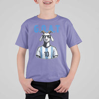 The Goat Of Soccer Number Ten T Shirt For Kid Gift For Fans