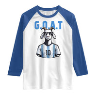 The Goat Of Soccer Number Ten Raglan Shirt Gift For Fans