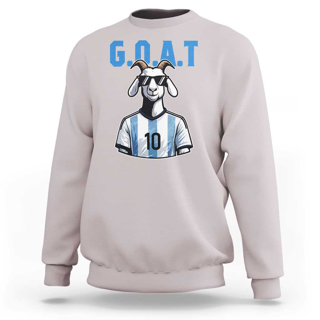 The Goat Of Soccer Number Ten Sweatshirt Gift For Fans