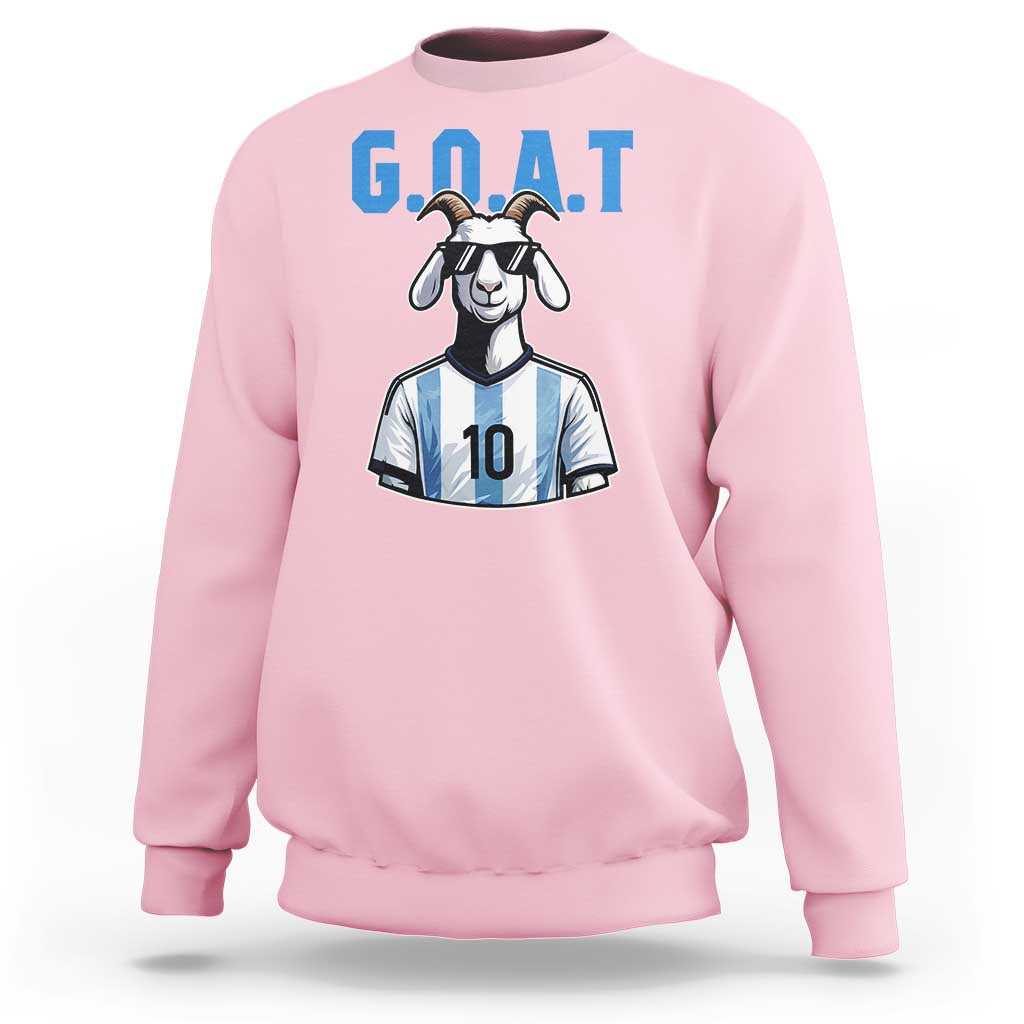 The Goat Of Soccer Number Ten Sweatshirt Gift For Fans