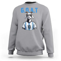 The Goat Of Soccer Number Ten Sweatshirt Gift For Fans