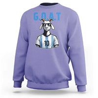 The Goat Of Soccer Number Ten Sweatshirt Gift For Fans