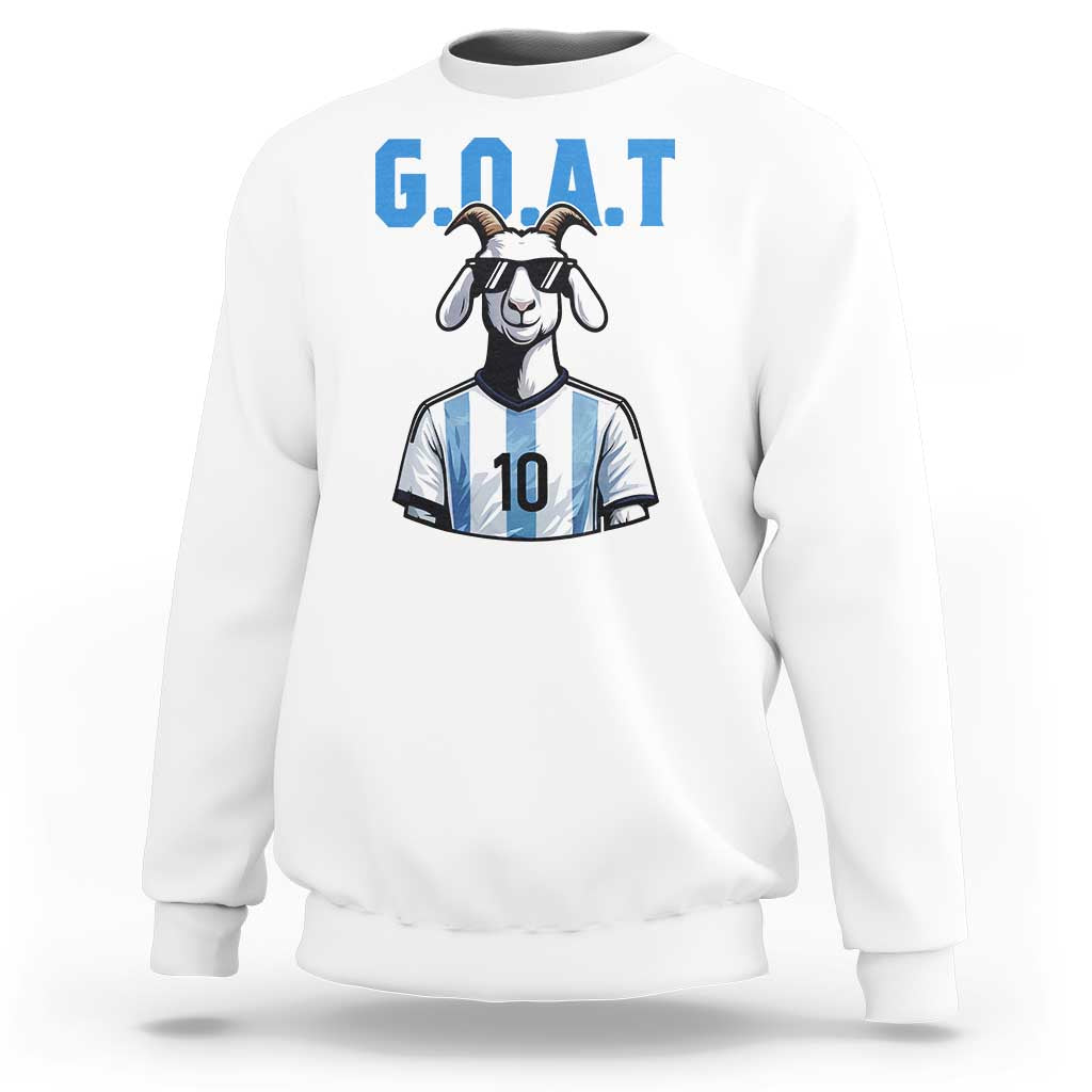 The Goat Of Soccer Number Ten Sweatshirt Gift For Fans
