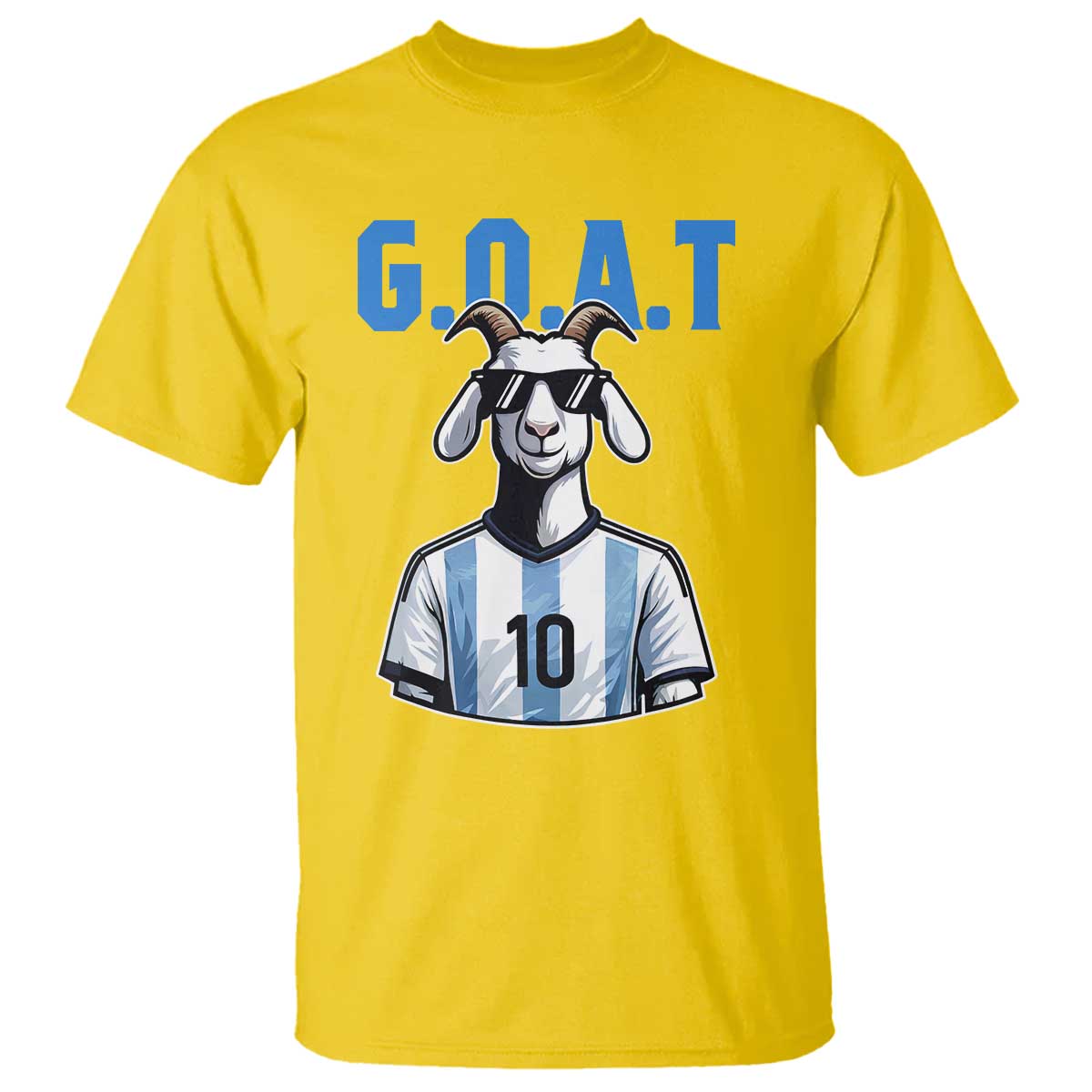 The Goat Of Soccer Number Ten T Shirt Gift For Fans