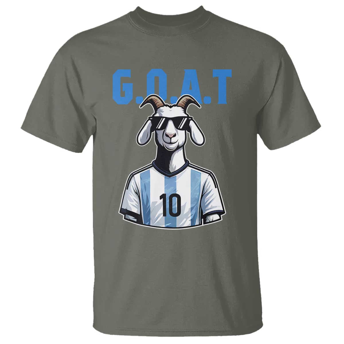 The Goat Of Soccer Number Ten T Shirt Gift For Fans