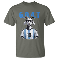 The Goat Of Soccer Number Ten T Shirt Gift For Fans