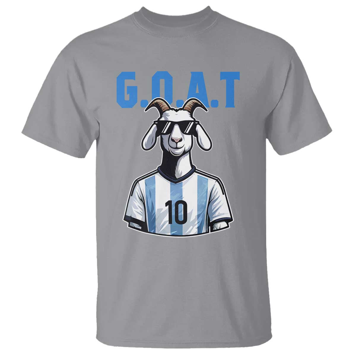 The Goat Of Soccer Number Ten T Shirt Gift For Fans