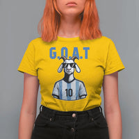 The Goat Of Soccer Number Ten T Shirt For Women Gift For Fans