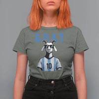 The Goat Of Soccer Number Ten T Shirt For Women Gift For Fans