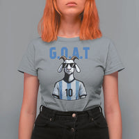 The Goat Of Soccer Number Ten T Shirt For Women Gift For Fans
