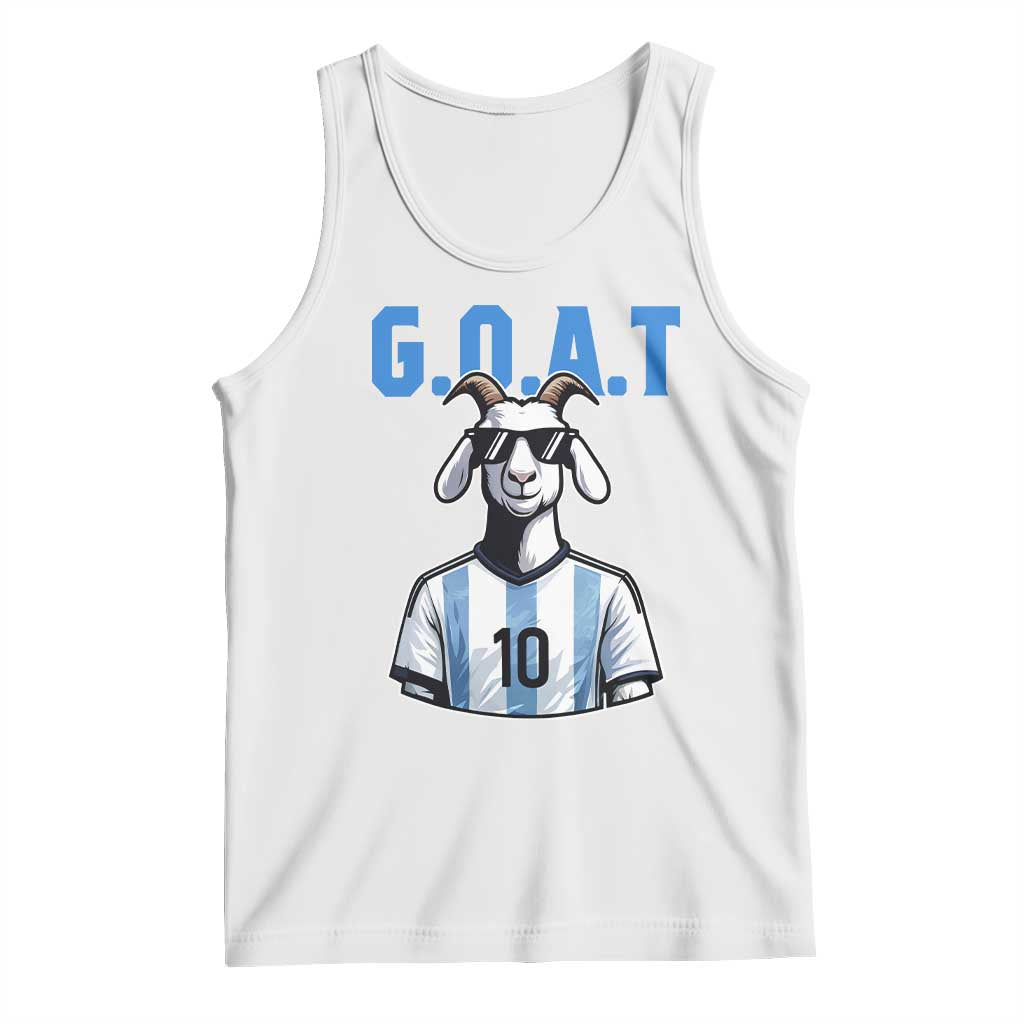 The Goat Of Soccer Number Ten Tank Top Gift For Fans