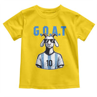 The Goat Of Soccer Number Ten Toddler T Shirt Gift For Fans