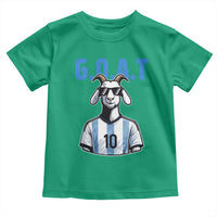 The Goat Of Soccer Number Ten Toddler T Shirt Gift For Fans