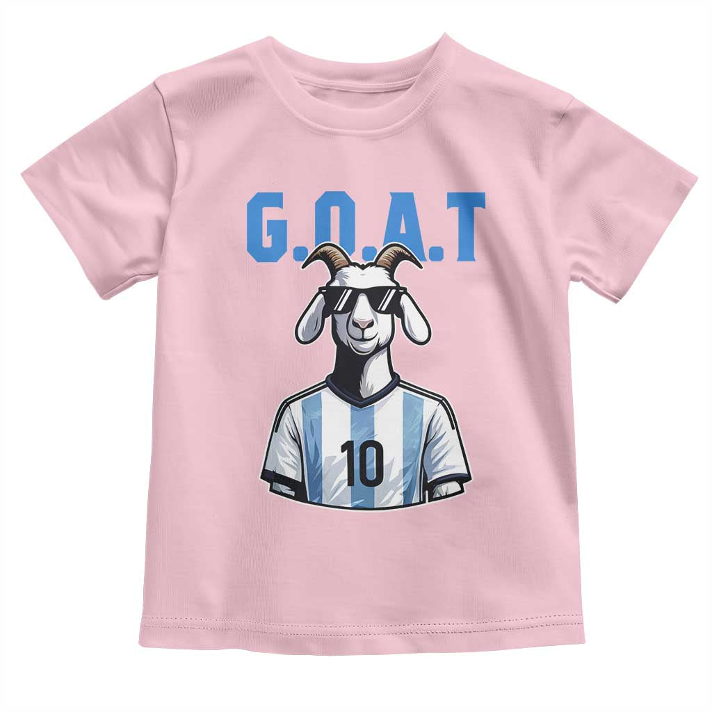 The Goat Of Soccer Number Ten Toddler T Shirt Gift For Fans