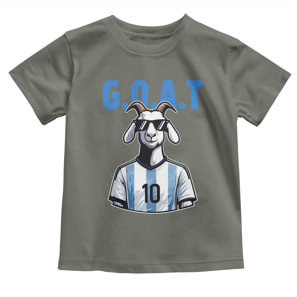 The Goat Of Soccer Number Ten Toddler T Shirt Gift For Fans