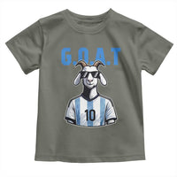 The Goat Of Soccer Number Ten Toddler T Shirt Gift For Fans