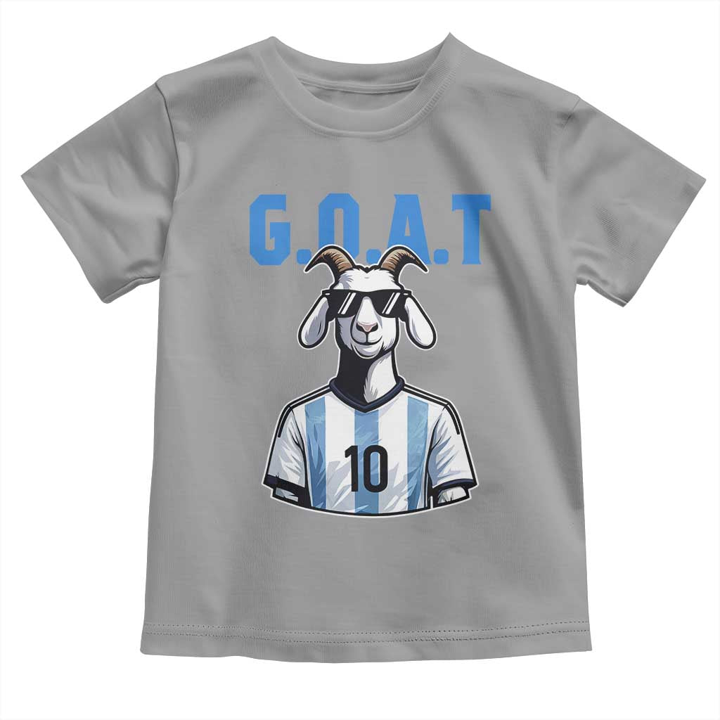 The Goat Of Soccer Number Ten Toddler T Shirt Gift For Fans
