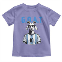 The Goat Of Soccer Number Ten Toddler T Shirt Gift For Fans