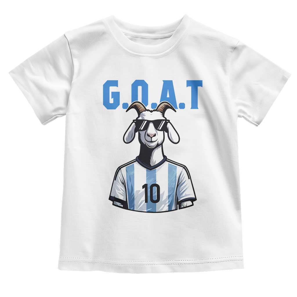 The Goat Of Soccer Number Ten Toddler T Shirt Gift For Fans