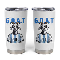 The Goat Of Soccer Number Ten Tumbler Cup Gift For Fans