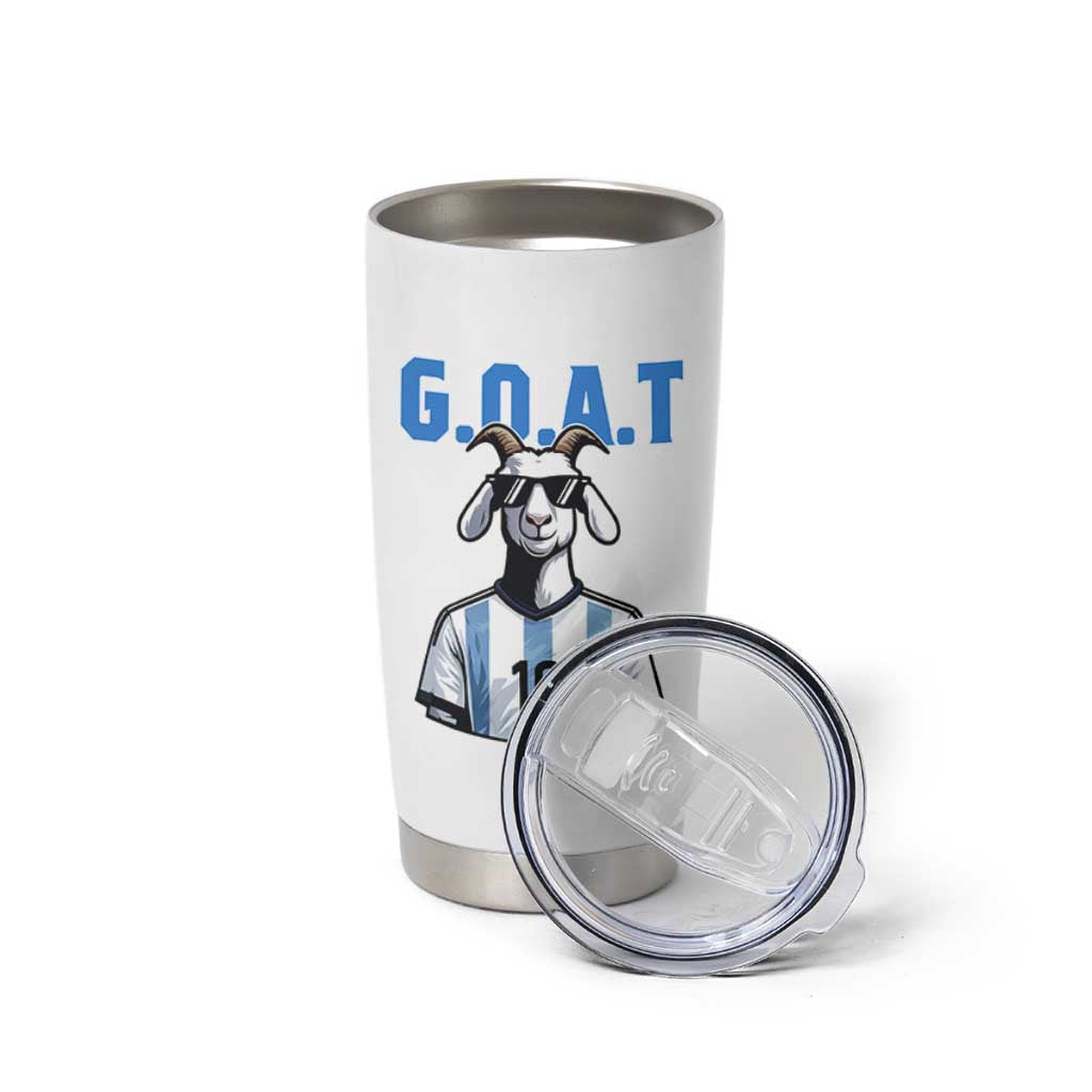 The Goat Of Soccer Number Ten Tumbler Cup Gift For Fans