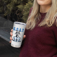 The Goat Of Soccer Number Ten Tumbler Cup Gift For Fans