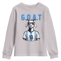 The Goat Of Soccer Number Ten Youth Sweatshirt Gift For Fans