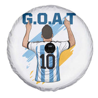 Legendary Number 10 Spare Tire Cover Goat Of Soccer Gift For Fans