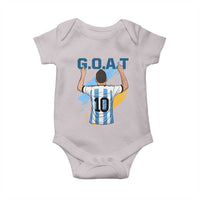 Legendary Number 10 Baby Onesie Goat Of Soccer Gift For Fans