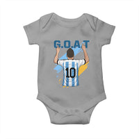 Legendary Number 10 Baby Onesie Goat Of Soccer Gift For Fans